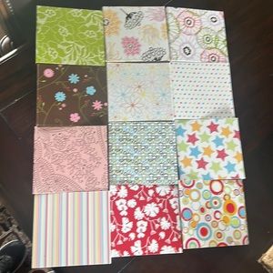 12 new condition/never used scrapbooking/photo albums w/ 10 pages front & back